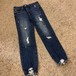 NWOT Tricot Ripped/Distressed Blue Jeans, Size 11/29